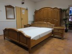 Kompletní RUSTIKÁLNÍ dubová ložnice. Vyřezávaná MASIV TOP